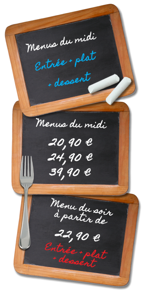 Les menus et formules des Enfants Terribles