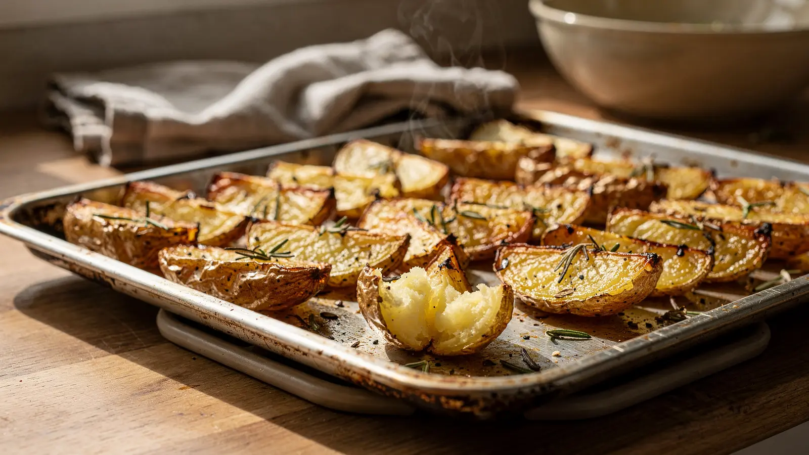 Pommes de terre au four : l’astuce simple pour les rendre croustillantes Pommes de terre au four : l’astuce simple pour les rendre croustillantes