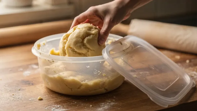 Pâte à tarte sucrée : préparez-la sans robot en secouant une boîte hermétique Pâte à tarte sucrée : préparez-la sans robot en secouant une boîte hermétique
