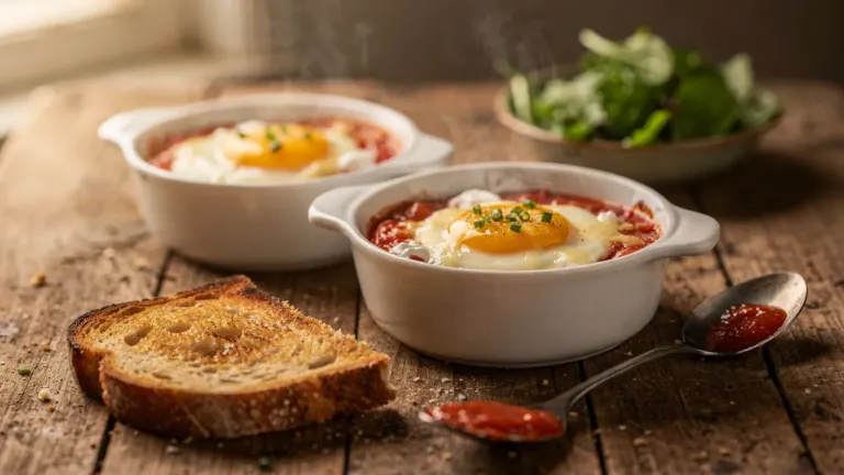 Œufs cocotte à la tomate et au fromage en 12 minutes : quand vous n'avez pas envie de cuisiner Œufs cocotte à la tomate et au fromage en 12 minutes : quand vous n'avez pas envie de cuisiner